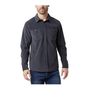 32 Degrees Heat Mens Midweight Corduroy Overshirt Size L NEW # J-11